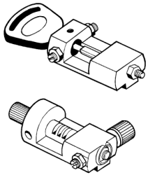 Adaptador de punta de pasador Ford FO21P para Silca Swift Plus/Twister 2 - 1