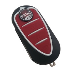 Alfa Romeo Mitto 3 Button Flip Remote Key (Mitto Delphi) (AfterMarket) (433 MHz, PCF7946) - Alfa Romeo
