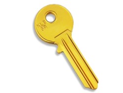 Aluminium Key Blank Yellow - Silca