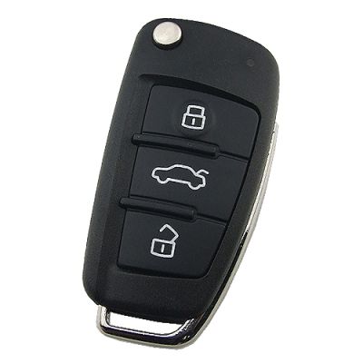 Audi A4 3 Button Remote Key – 315 MHz - Aftermarket - 1