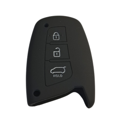 Capa de silicone para chave com comando Hyundai 2012-2016 3 botões - 1