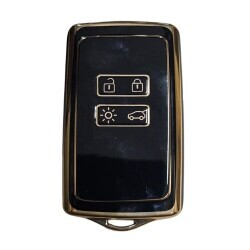 Capa Nano para chave com comando 3 botões preta Renault - 1