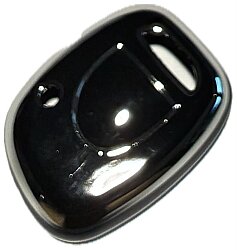 Capa nano preta para chave Renault de 1 botões - 