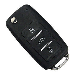 Carcasa de llave inteligente Keydiy Xhorse VW con mando de 3 botones - 1
