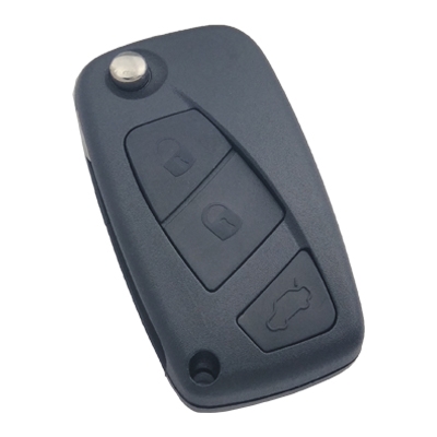 Clé à télécommande pliable Fiat (Delphi) (pièces de rechange) (433 MHz, PCF7946) - 5