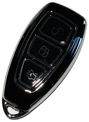 Ford 3-Button Black Nano Remote Key Cover - 1