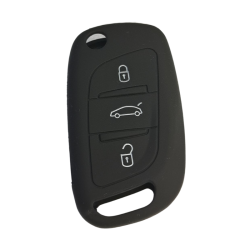 Funda de silicona para llave con mando Citroen DS 3 botones - 1