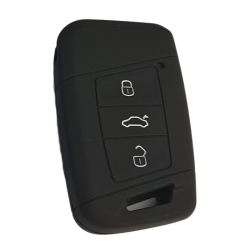 Funda de silicona para llave con mando VW Smart 3 botones - 1