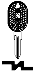 GT10P Auto Keys No Transponder Hole - 1