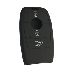 Housse en silicone pour clé télécommande Mercedes 2016-2021 Smart 3 boutons - 1