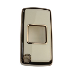 Housse nano blanche pour clé Peugeot à 2 boutons - 2