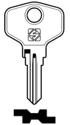 HPP1R Key Blank - 1