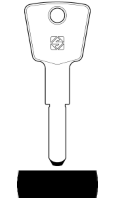 KE13 Key Blank - 1