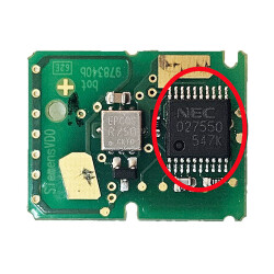 Llave remota Ford de 3 botones (la placa es original) (256T 15K601-BA, 433 MHz sin chip) - 4