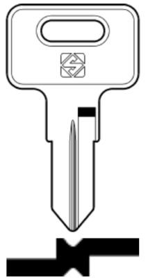 MBL1 Key Blank - 1