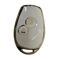 Nano Remote Key Cover 2 Buttons White Renault - Renault