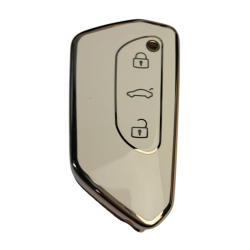 Nano Remote Key Cover VW 3 Buttons White - 1