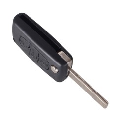 Peugeot Flip Chiave Guscio 3 Pulsanti con posizione della batteria - 3