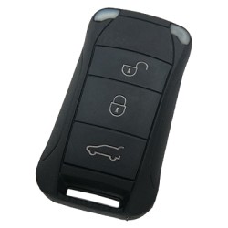Porsche Cayenne 3 Button Flip Remote Key (AfterMarket) (433 MHz, PCF7946) - Porsche