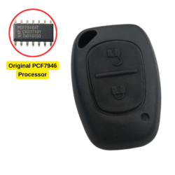 Ren 2 Button Remote Key - 433 MHz - Hitag 2 PCF7946 - AfterMarket - 2