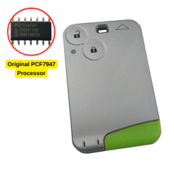 Ren Laguna II, Espace, Velsatis Smart Card Without Logo - 433 MHz - ID46 - AfterMarket - 2