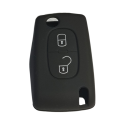 Silicone Remote Key Cover Peugeot Citroen 2006-2014 2 Buttons - 1