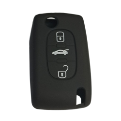 Silicone Remote Key Cover Peugeot Citroen 2006-2014 3 Buttons - 1