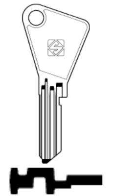 VAC48 Key Blank - 1